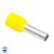 TERMINAL TUBULAR CURTO 06MM AMARELO ZV3AE0058 - Imagem 1