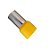 TERMINAL TUBULAR CURTO 70MM AMARELO ZV3AE1658E - Imagem 1