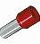 TERMINAL TUBULAR LONGO 95MM VERMELHO ZVEAE1659 - Imagem 1