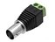 CONECTOR BNC FEMIA COM BORNE CABO UTP CFTV - Imagem 1