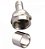 CONECTOR CABO COAXIAL F-RG59 PRESSAO CATV C/ANILHA - Imagem 1
