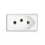 MODULO TOMADA 2P+T 20A 250V BR 57115/038 TRAMONTINA - Imagem 1