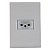 TOMADA LIZ 2P+T 20A 250V C/PLACA TRAMONTINA 57170/013 - Imagem 1