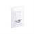 INTERRUPTOR SIMPLES 1SS+TOMADA 10A 250V ZEFFIA 680112 - Imagem 1