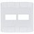 PLACA HORIZONTAL 1+1 ARIA 4X4 57203/023 TRAMONTINA - Imagem 1
