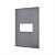 PLACA PIAL PLUS+ 4X2 1 MODULO HORIZONTAL 618501CZ - Imagem 1