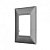 PLACA PIAL PLUS+ 4X2 3 MODULOS HORIZONTAL 618503CZ - Imagem 1