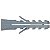 BUCHA NYLON S-06 SEM PARAFUSO 601540 FISCHER - Imagem 1