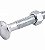 PARAFUSO GALVANIZADO FRANCES 16X45MM P/ABRACADEIRA - Imagem 2