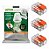 KIT CONECTOR CHUVEIRO 2 VIAS 221 41A 6MM 3 UN WAGO - Imagem 1
