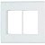 PLACA HORIZONTAL 3+3 LIZ 4X4 57106/031 TRAMONTINA - Imagem 1