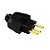 PLUGUE MACHO 2P+T 20A 250V PRETO 13302097 WEG - Imagem 1