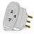 ADAPTADOR REVERSO NOVO-ANTIGO 2P+T 15A DANEVA - Imagem 1