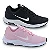 Combo Tênis Zoom Preto / Branco + Tênis Zoom Rosa (34 ao 39) - Imagem 1