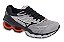 Tênis Mizuno Wave Creation 20 Cinza / Laranja - Imagem 2