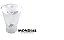 Copo com tampa Liquidificador Mondial / Durabrand / Ultra L-15 Branco Original - Imagem 1