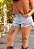 Shorts Jeans Destroyed com escritas - Imagem 2