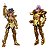 Boneco Blokees Saint Seiya Galaxy Version 03 Gold Zodiac - Imagem 5