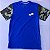 Camiseta Spot Azul Turquesa Manga Exercito - Imagem 1