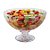Centro de Mesa Decorativo com Pé de Vidro Brandon - Imagem 2