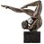 Escultura Ginasta Bronze - Imagem 1