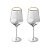 Conjunto 2 Taças de Cristal com Fio de Ouro 600ml - Imagem 1