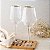 Conjunto 2 Taças de Cristal com Fio de Ouro 600ml - Imagem 2