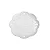 Conjunto 6 Pratos Porcelana Butterfly Branco - Imagem 1