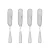 Conjunto de 4 Espátulas de Aço Inox - Imagem 2
