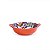 Bowl em Cerâmica Vermelho com Desenho Floral Interno - Imagem 1