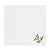 Guardanapo 4 Peças Azevinho Branco 45cm x45cm - Imagem 1