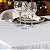 Toalha de Mesa Versatile Leah 2,20m x 2,20m Silver - Imagem 2