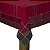 Toalha de Mesa Xadrez 1,80m x 3,20m Vermelho - Imagem 1