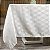 Toalha de Mesa Versatile Aretha 150cm x 150cm Branco - Imagem 4