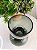 VASO DECORATIVO EM VIDRO FUME COM DETALHE CENTRAL EM METAL BRONZE - Imagem 4