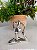 ESCULTURA YOGA PRATA EM PORCELANA - Imagem 1