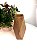 Vaso decorativo de resina marrom - Imagem 3