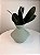 VASO DECORATIVO EM CERAMICA - CINZA - Imagem 1