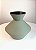 VASO DECORATIVO EM CERAMICA - CINZA - Imagem 2