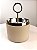 CAIXA DECORATIVA COURO E METAL MENOR 21X16X16 - Imagem 3