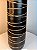 Vaso decorativo em ceramica - preto - 15.5X15.5X69.5cm - Imagem 1