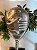 Conjunto de peças decorativas de metal prata com a simbologia - Imagem 6