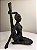 Peça decorativa em Resina - Estatueta Bailarina Preto - Imagem 6