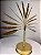 Coqueiro em metal dourado decorativo - Imagem 1