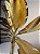Coqueiro em metal dourado decorativo - Imagem 2