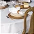 Toalha de Mesa Quadrada 8 Lugares Miami 2,20m x 2,20m Branco - Imagem 5