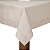 Toalha de Mesa Retangular 10 Lugares Miami 1,80m x 3,20m Natural - Imagem 1