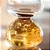 Conjunto de 6 Taças Champagne em Vidro Transparente Base Esfera Ambar - Imagem 3