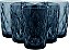 Conjunto 6 Copos de Vidro Azul - Imagem 1