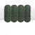 Argola de Guardanapo Rayon 4 Peças Olive - Imagem 1